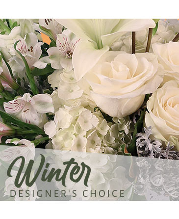 Beautiful Winter Flowers Designer's Choice in Brenham, TX | Sunny Day Blossoms Design Studio