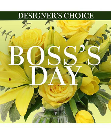 Boss's Day Florals Custom Arrangement in Brenham, TX | Sunny Day Blossoms Design Studio