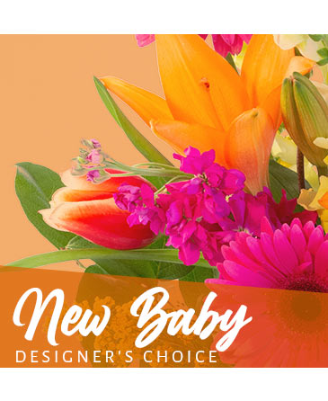 New Baby Bouquet Designer's Choice in Brenham, TX | Sunny Day Blossoms Design Studio