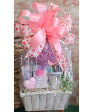 Sunny Day Valentine Spa Basket 