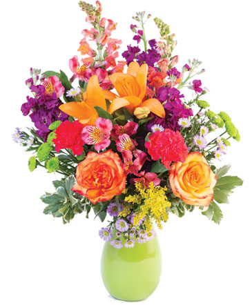 Wild Variety Flower Arrangement in Brenham, TX | Sunny Day Blossoms Design Studio